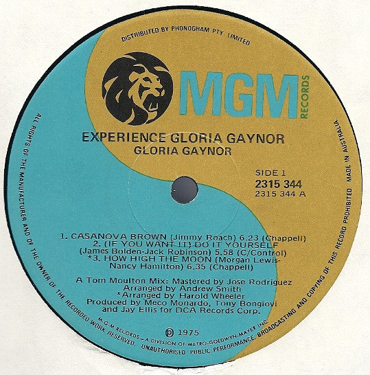 Gloria Gaynor : Experience Gloria Gaynor (LP, Album)