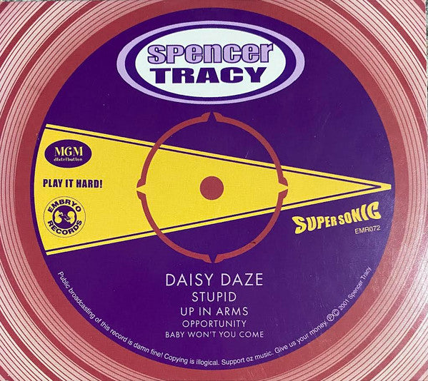 Spencer Tracy : Daisy Daze (CD, EP)