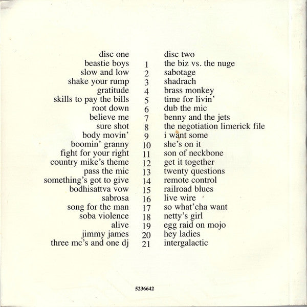 Beastie Boys : Anthology: The Sounds Of Science (2xCD, Comp)
