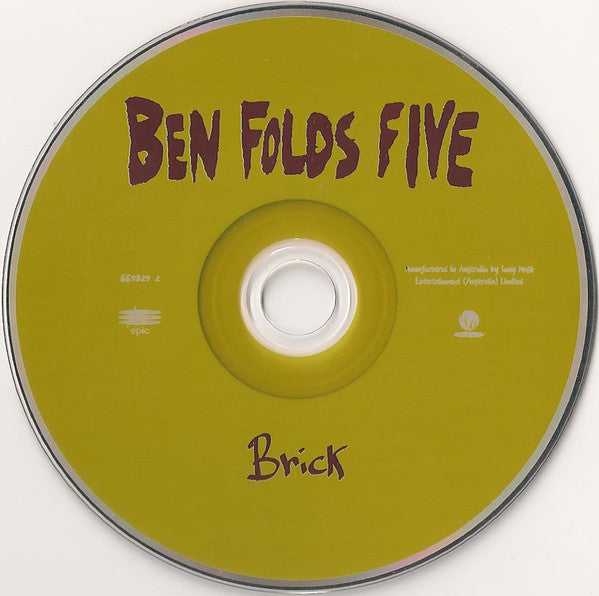 Ben Folds Five : Brick (CD, Single)