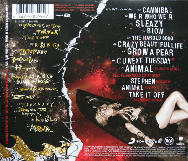 Ke$ha* : Animal + Cannibal (CD + CD, Enh + Album, Dlx)