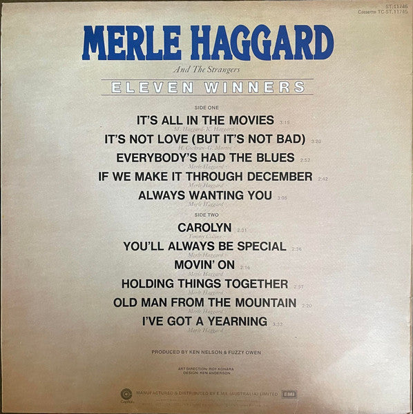 Merle Haggard And The Strangers (5) : Eleven Winners (LP, Comp)