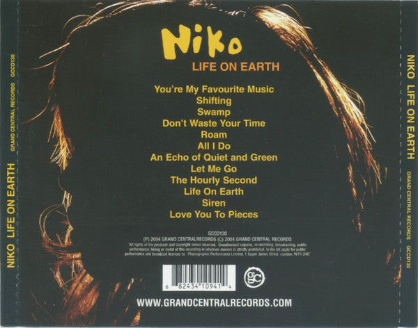 Niko : Life On Earth (CD, Album)