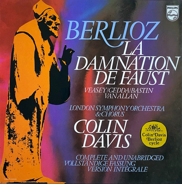 Berlioz* / Veasey* / Gedda* / Bastin* / Van Allan*, London Symphony Orchestra & Chorus*, Colin Davis* : La Damnation De Faust (3xLP, RE, RP + Box)