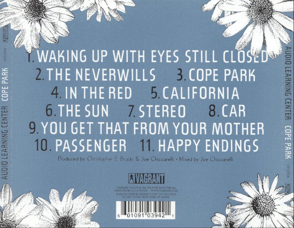 Audio Learning Center : Cope Park (CD, Album)
