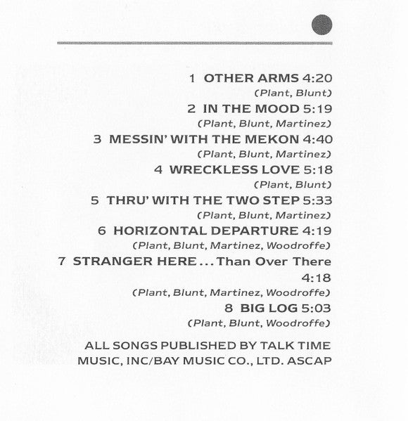 Robert Plant : The Principle Of Moments (CD, Album, RE, Tar)