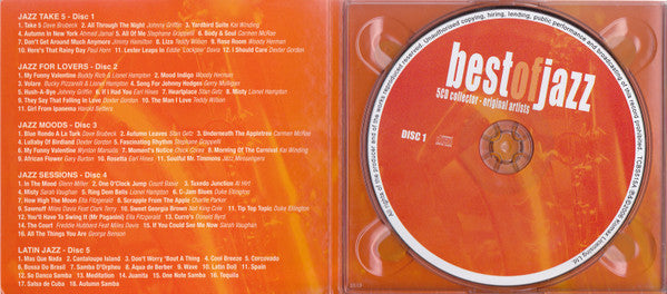 Various : bestofjazz (5xCD, Comp + Box, Comp)