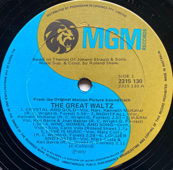 Various : The Great Waltz (LP, Album)
