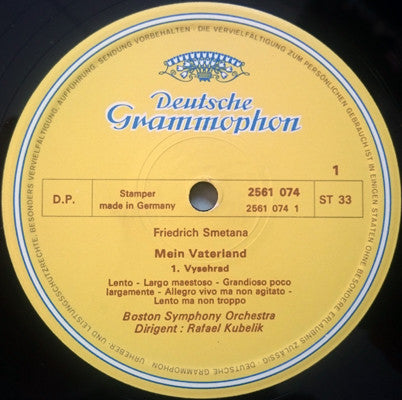 Smetana*, Boston Symphony Orchestra, Rafael Kubelik : Má Vlast (Box + 2xLP)