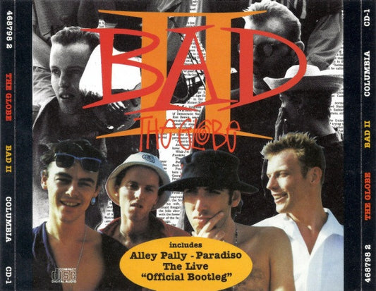 BAD II* : The Globe / Alley Pally - Paradiso (The Live "Official Bootleg") (2xCD, Album)