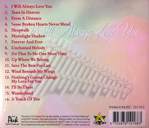 Unknown Artist : I Will Always Love You (CD, Comp)