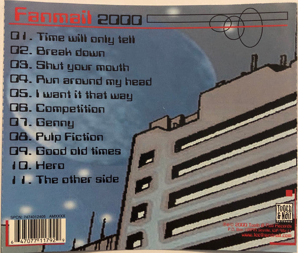 Fanmail : 2000 (CD, Album)