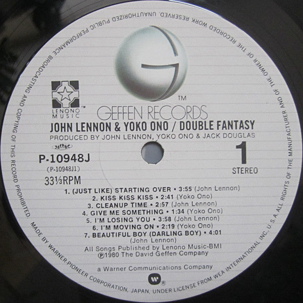 John Lennon & Yoko Ono : Double Fantasy (LP, Album)