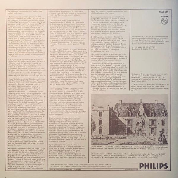 G. B. Pergolesi* / U. W. van Wassenaer* – I Musici, Pina Carmirelli : 6 Concerti Armonici / Concerto Di Violino Solo Con Più Stromenti / Concerto A Cinque (2xLP, Album + Box)