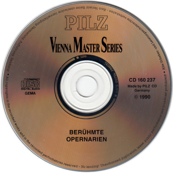 Various : Berühmte Opernarien (CD, Comp)