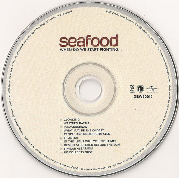 Seafood : When Do We Start Fighting... (CD, Album)