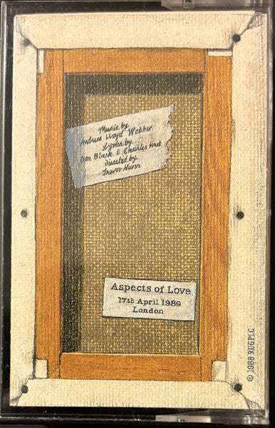 Andrew Lloyd Webber : Aspects Of Love (2xCass, Album, Tan)