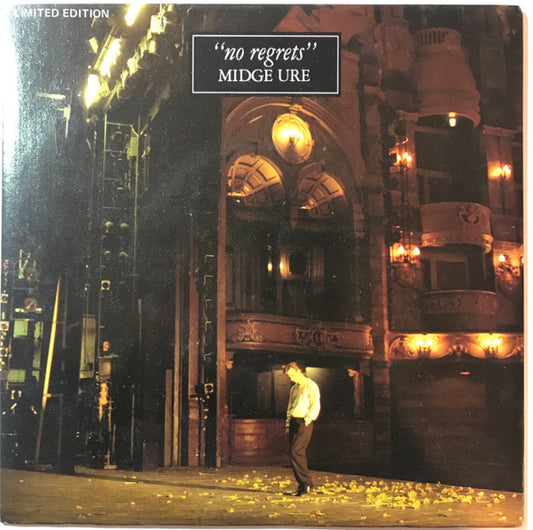 Midge Ure : No Regrets (7", Single, Ltd)