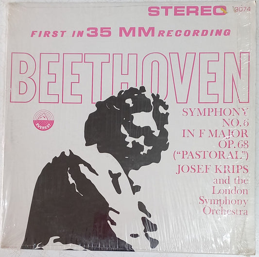 Josef Krips Conductor London Symphony Orchestra : Beethoven Symphony No. 6 In F Major Op. 68 (Pastoral) (LP, Red)