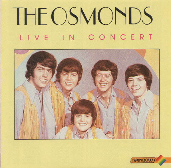 The Osmonds : Live In Concert (CD, Comp)