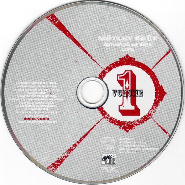 Mötley Crüe : Carnival Of Sins Live (2xCD, Album, Enh)