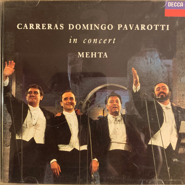 José Carreras, Placido Domingo, Luciano Pavarotti, Zubin Mehta : In Concert (CD, Album)