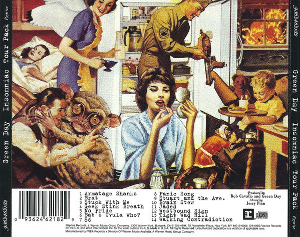 Green Day : Insomniac (CD, Album + CD, EP + Ltd, Aus)