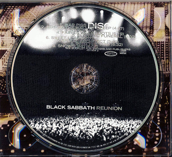 Black Sabbath : Reunion (2xCD, Album, Ltd)