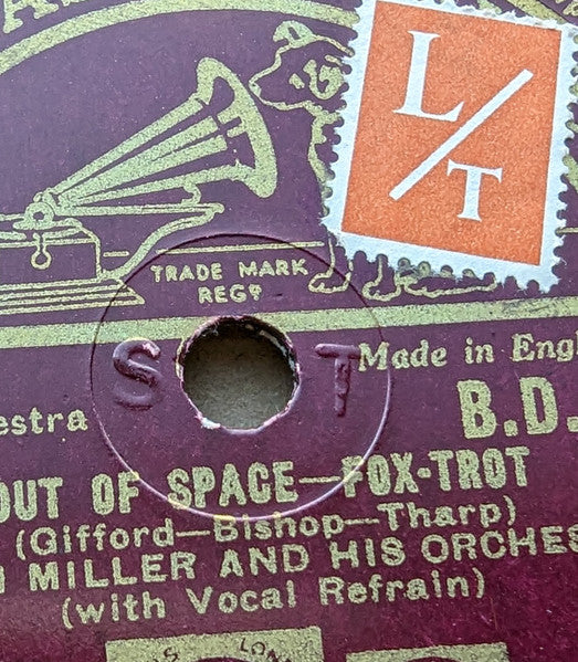 Glenn Miller And His Orchestra : In The Mood / Out Of Space (Shellac, 10", S T)