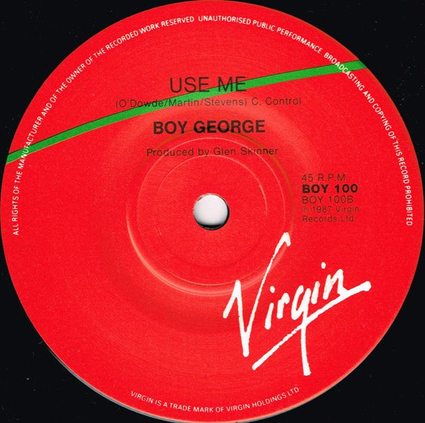 Boy George : Everything I Own (7", Single)