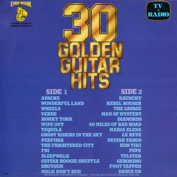 Various : 30 Golden Guitar Hits (LP, Album)