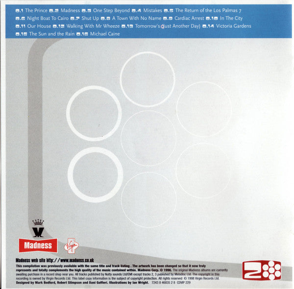 Madness : It's... Madness Too: Another 16 Classic Tracks (CD, Comp, RE, RP)