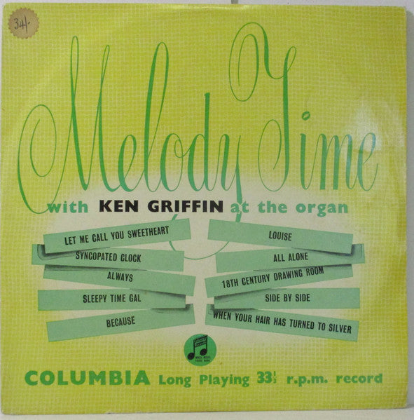 Ken Griffin (2) : Melody Time (10")