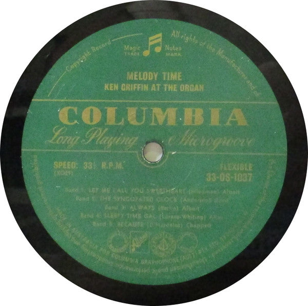 Ken Griffin (2) : Melody Time (10")