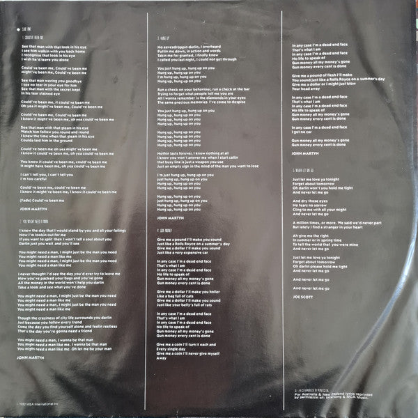 John Martyn : Well Kept Secret (LP, Album)