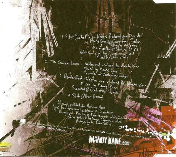 Mandy Kane : Stab (CD, Single, Copy Prot.)