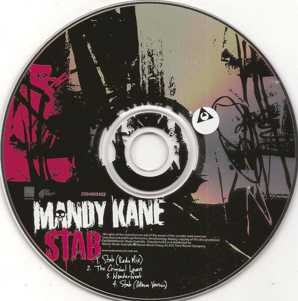 Mandy Kane : Stab (CD, Single, Copy Prot.)