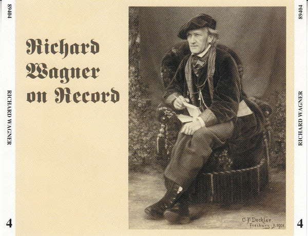Various : Richard Wagner On Record (4xCD, Comp)