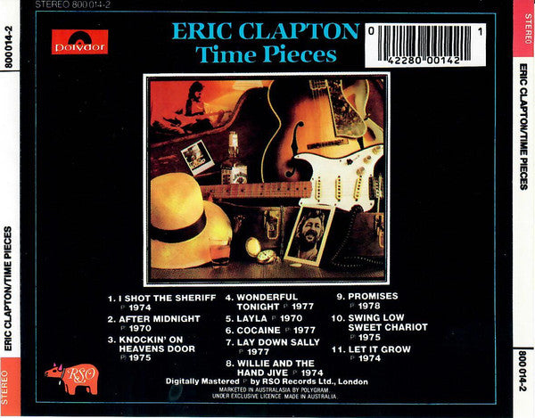Eric Clapton : Time Pieces - The Best Of Eric Clapton (CD, Comp)