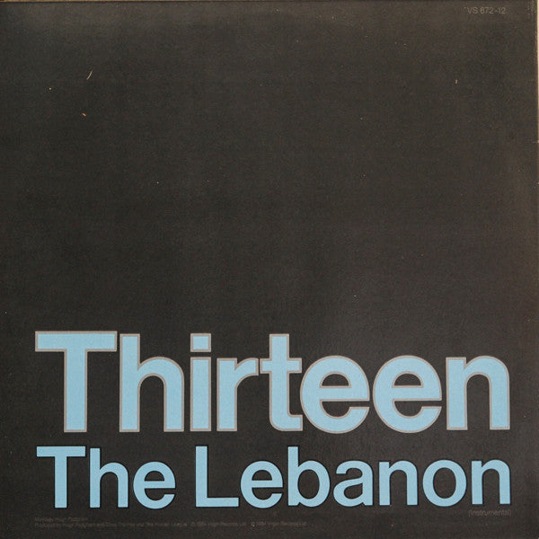 Human League* : The Lebanon (12", Single)