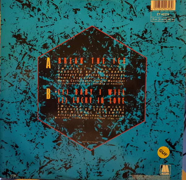 Michael Lovesmith : Break The Ice (12")