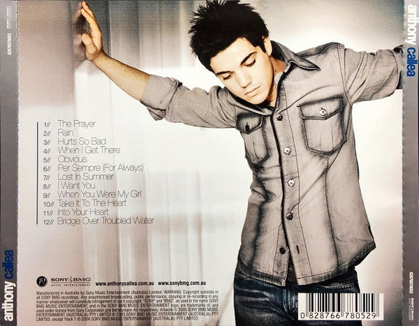 Anthony Callea : Anthony Callea (CD, Album)