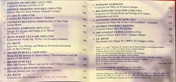 Various : Tranquility Of Baroque (CD, Album, Comp)