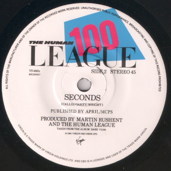 The Human League : Don't You Want Me (7", Single)