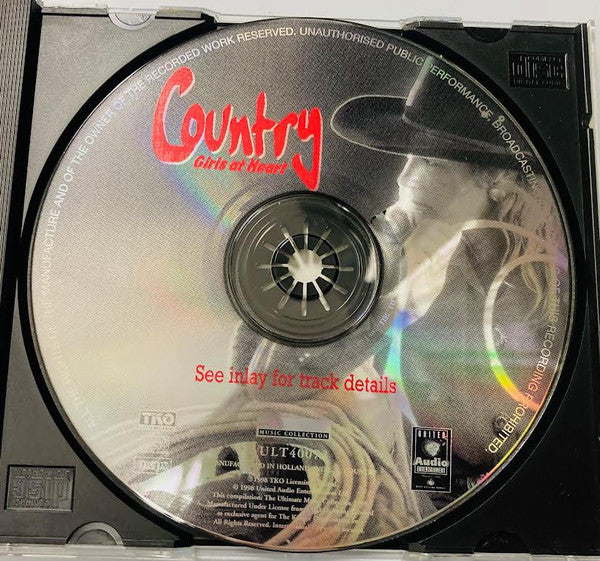Various : Country Girls At Heart  (CD, Comp)