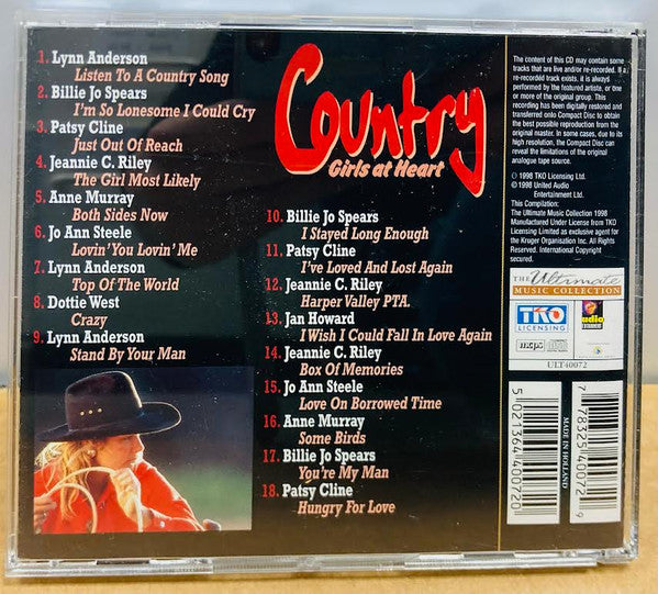 Various : Country Girls At Heart  (CD, Comp)