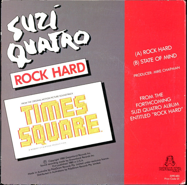 Suzi Quatro : Rock Hard (7", Single)