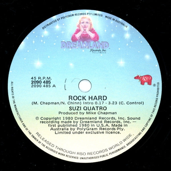 Suzi Quatro : Rock Hard (7", Single)