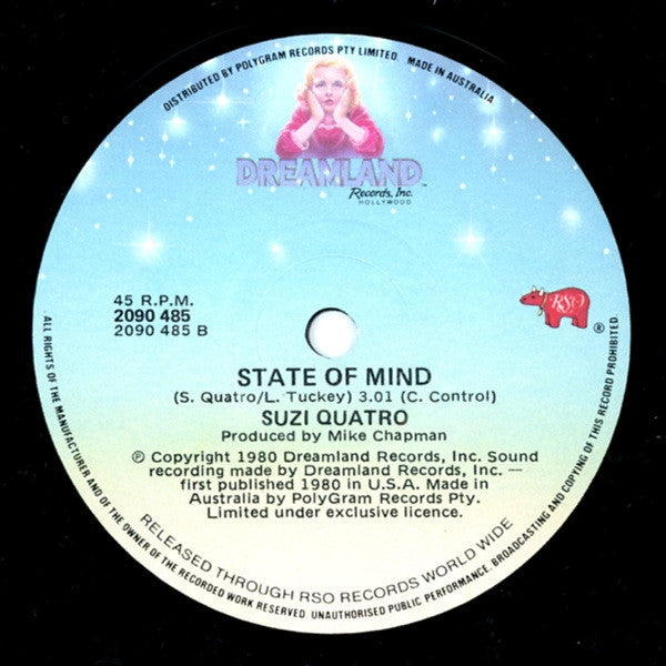 Suzi Quatro : Rock Hard (7", Single)