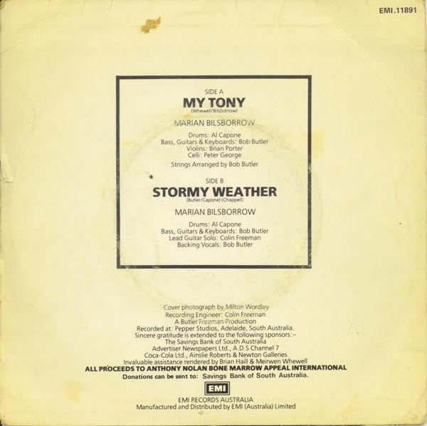 Marian Bilsborrow : My Tony (7")